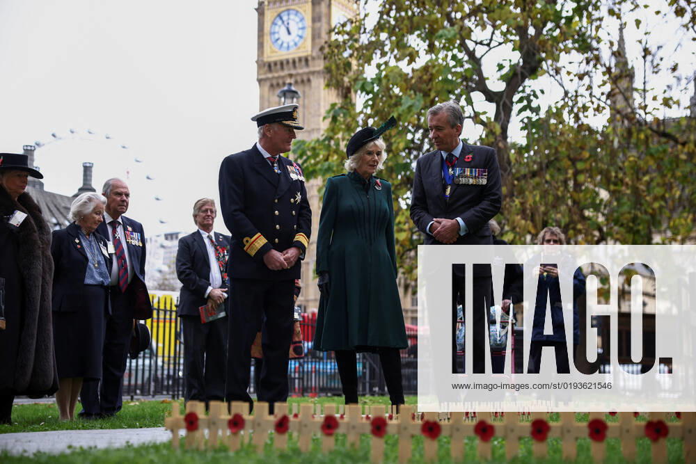 . 10 11 2022. London, United Kingdom. Camilla, Queen Consort, at the opening of the Field of Remembrance at Westminster Abbey in London. xi-Imagesx IIM-23919-0037