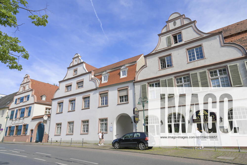 Old buildings, Alexanderstraße, Darmstadt, Hesse, Germany