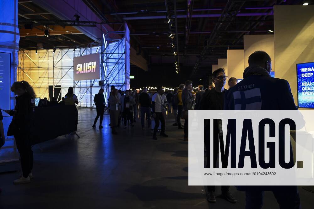 People at the Slush 2022 Startup Event in Helsinki, Finland on November 17, 2022. Helsinki Finland