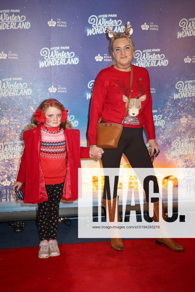 Daisy May Cooper attends the Hyde Park Winter Wonderland 2022 VIP Preview Night in London. NOVEMBER 17th 2022 CMYx22482