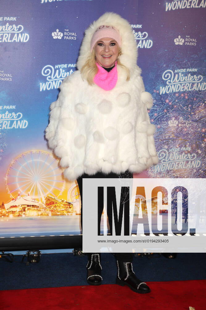 Vanessa Feltz attends the Hyde Park Winter Wonderland 2022 VIP Preview Night in London. NOVEMBER 17th 2022 CMYx22482