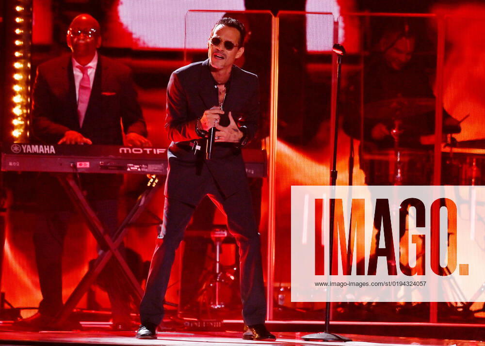 Marc Anthony performs onstage during the 23rd annual Latin Grammy Awards at the Michelob Ultra Arena at Mandalay Bay Resort and Casino in Las Vegas, Nevada on Thursday, November 17, 2022. LAV20221117045 JIMxRUYMEN