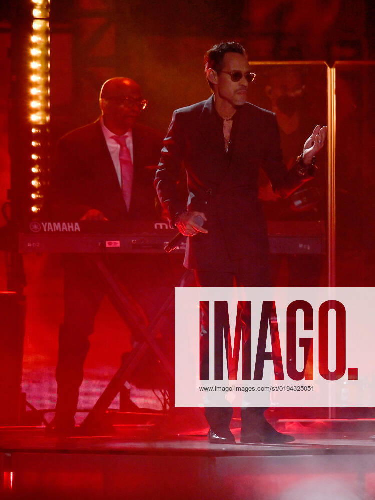 Marc Anthony performs onstage during the 23rd annual Latin Grammy Awards at the Michelob Ultra Arena at Mandalay Bay Resort and Casino in Las Vegas, Nevada on Thursday, November 17, 2022. LAV20221117651 JIMxRUYMEN