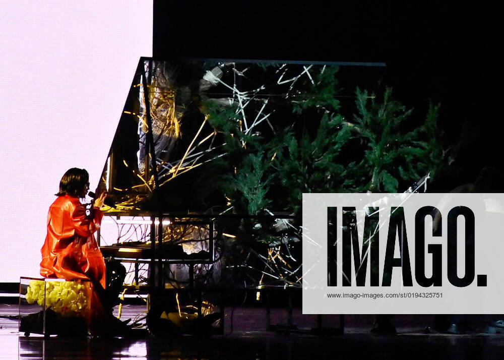 Rosalia performs onstage during the 23rd annual Latin Grammy Awards at the Michelob Ultra Arena at Mandalay Bay Resort and Casino in Las Vegas, Nevada on Thursday, November 17, 2022. LAV20221117049 JIMxRUYMEN