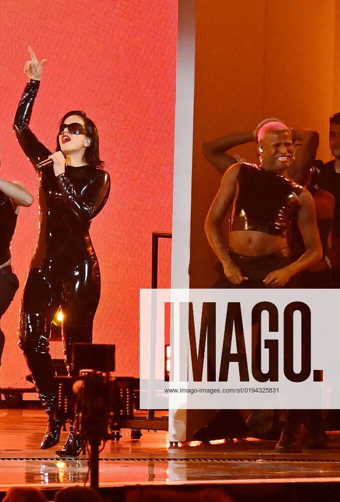 Rosalia performs onstage during the 23rd annual Latin Grammy Awards at the Michelob Ultra Arena at Mandalay Bay Resort and Casino in Las Vegas, Nevada on Thursday, November 17, 2022. LAV20221117050 JIMxRUYMEN