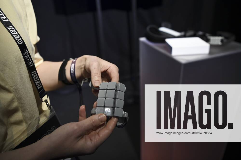 Aalto University presenting hentoTouch, a discreet neuromodulating device for alcohol relapse prevention at the Slush 2022 Startup Event in Helsinki, Finland on November 18, 2022. Helsinki Finland