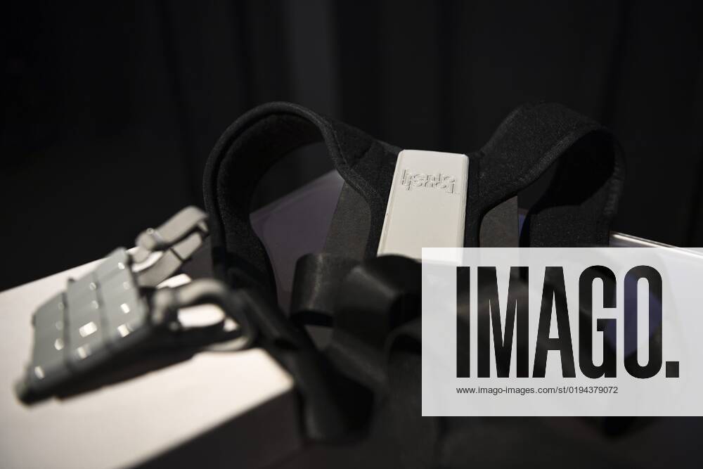 Aalto University presenting hentoTouch, a discreet neuromodulating device for alcohol relapse prevention at the Slush 2022 Startup Event in Helsinki, Finland on November 18, 2022. Helsinki Finland