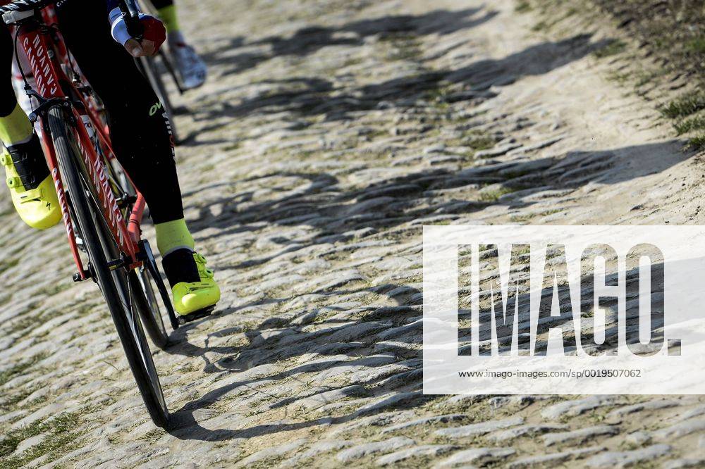 - ROUBAIX, FRANCE: Illustration picture taken during a reconnaissance of the track of next Sunday s Paris-Roubaix one day cycling race, Thursday 09 April 2015 in Roubaix, France. DIRKxWAEM x04601621x