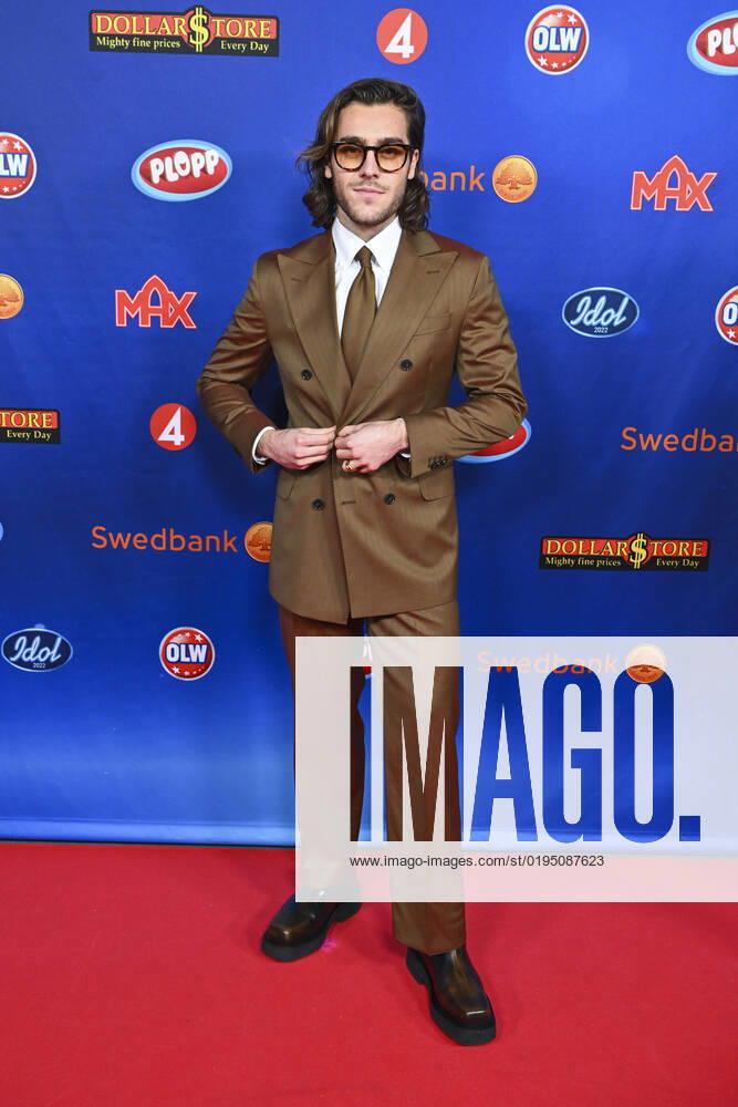 STOCKHOLM 20221125 Benjamin Ingrosso arrives at Friday nights final in Idol Stockholm Sweden skiing
