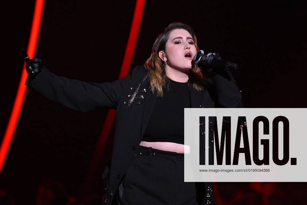 STOCKHOLM 20221125 Rosa Linn is a guest artist during Friday nights final of Idol in Tele2 Arena Stockholm Sweden