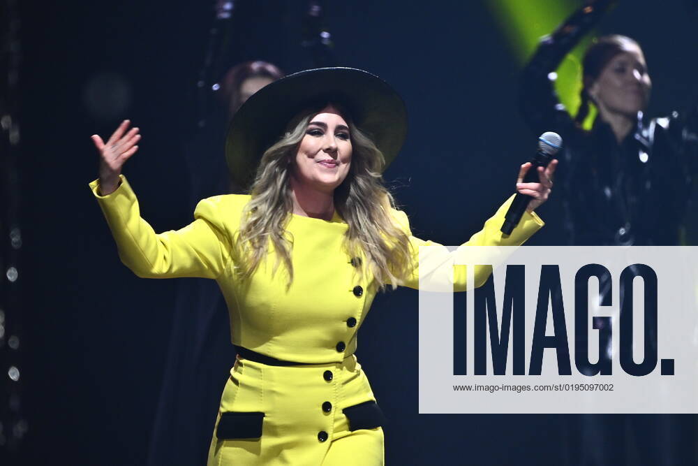 STOCKHOLM 20221125 Miss Li performs as a guest artist during Friday nights Idol final in Tele2 Arena Stockholm Sweden