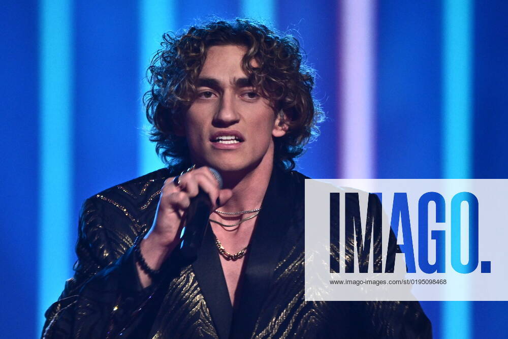 STOCKHOLM 20221125 Albin Tingwall during Friday nights final in Idol in Tele2 Arena Stockholm Sweden