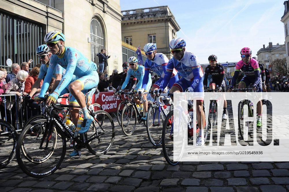 - ROUBAIX, FRANCE: Dutch Lars Boom of Astana Pro Team pictured at the start of the Paris-Roubaix one day cycling race, 253,5 km from Compiegne to the Velodrome in Roubaix, Sunday 12 April 2015. FREDxPORCU x04603082x