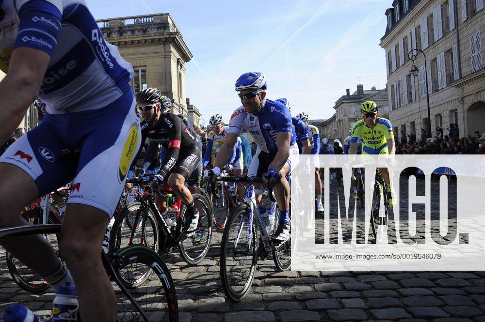 - ROUBAIX, FRANCE: Illustration picture taken at the start of the Paris-Roubaix one day cycling race, 253,5 km from Compiegne to the Velodrome in Roubaix, Sunday 12 April 2015. FREDxPORCU x04603053x