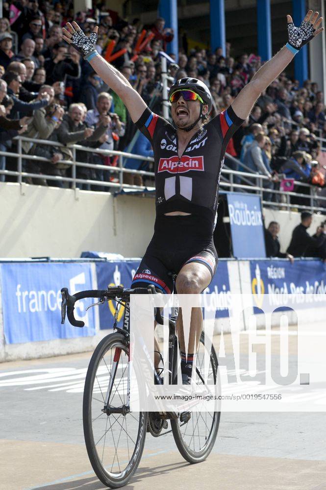 - ROUBAIX, FRANCE: German John Degenkolb of Team Giant-Alpecin pictured during the Paris-Roubaix one day cycling race, 253,5 km from Compiegne to the Velodrome in Roubaix, Sunday 12 April 2015. DIRKxWAEM x04603182x
