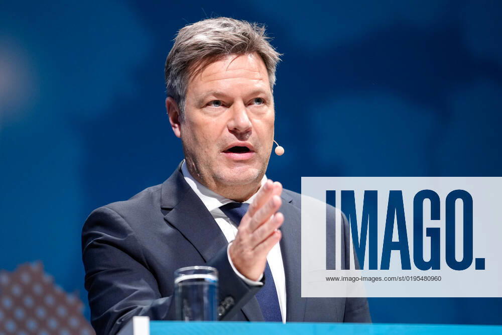 Industry Conference 2022 in Berlin Current, 29 11 2022, Berlin, Dr Robert Habeck, Federal Minister for Economic Affairs and Climate Protection in portrait during his speech at the Industry Conference to open the Industry Confere