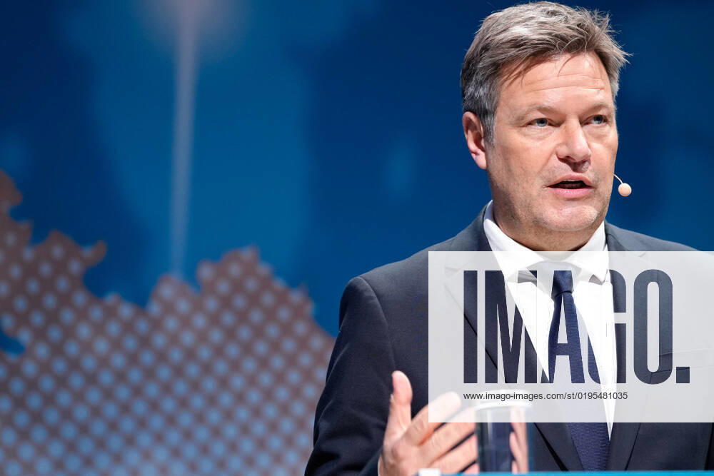 Industry Conference 2022 in Berlin Current, 29 11 2022, Berlin, Dr Robert Habeck, Federal Minister for Economic Affairs and Climate Protection in portrait during his speech at the Industry Conference to open the Industry Confere