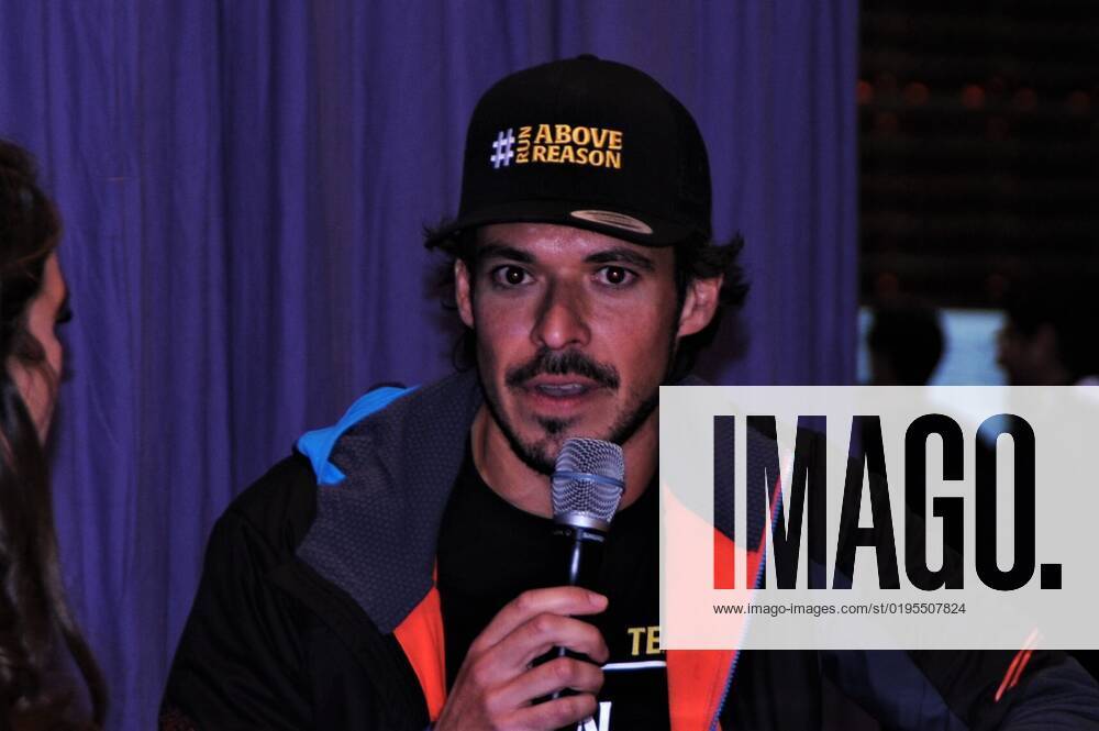 Joao Andrade is an international ultra trail runner Photo Andrade at the leading sporting goods fair Ispo 2022, Messe Muenchen