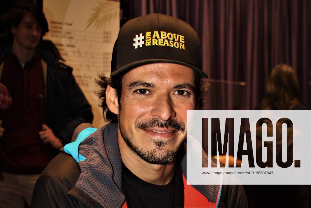 Joao Andrade is an international ultra trail runner Photo Andrade at the leading sporting goods fair Ispo 2022, Messe Muenchen