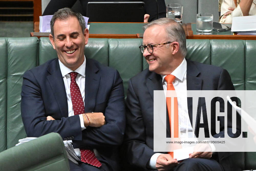 QUESTION TIME, Treasurer Jim Chalmers and Prime Minister Anthony Albanese during Question Time in the House of Representatives at Parliament House in Canberra, Wednesday, November 30, 2022. ( NO ARCHIVING, , NO USE IN BOOKS WITHOUT CONSENT CANBERRA ACT AUSTRALIA