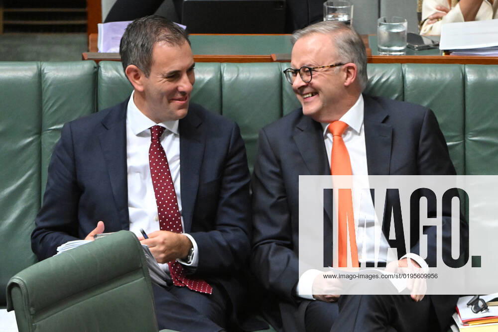 QUESTION TIME, Treasurer Jim Chalmers and Prime Minister Anthony Albanese during Question Time in the House of Representatives at Parliament House in Canberra, Wednesday, November 30, 2022. ( NO ARCHIVING, , NO USE IN BOOKS WITHOUT CONSENT CANBERRA ACT AUSTRALIA