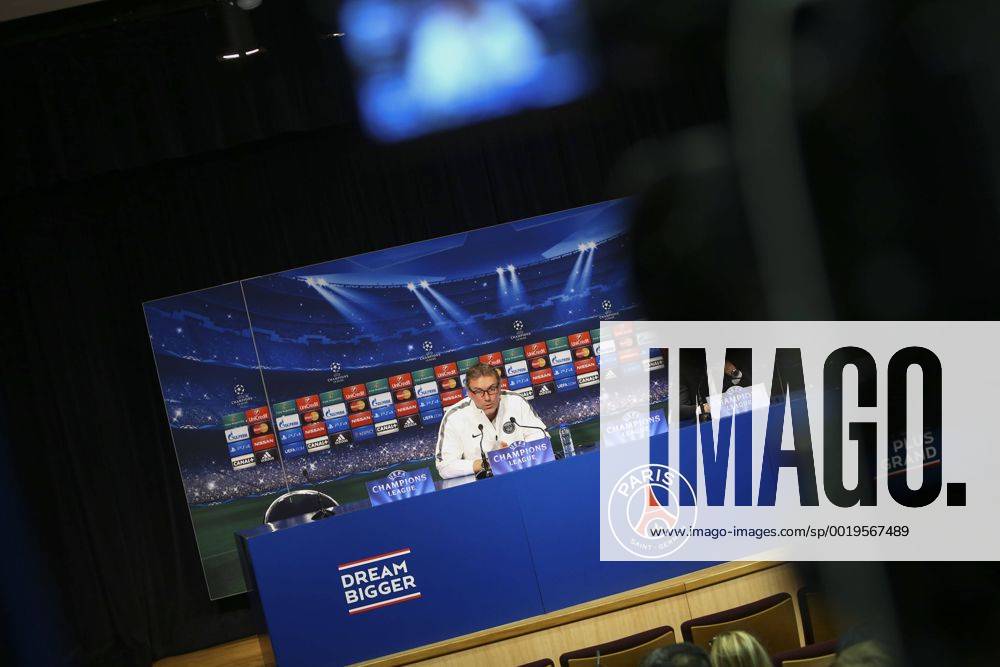 Laurent Blanc FOOTBALL : PK Paris Saint Germain (PSG) - Champions League - 14 04 2015 GwendolineLeGoff