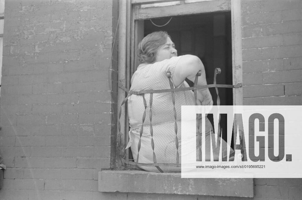 A tenant, 61st Street between 1st and 3rd Avenues, New York, 1938. Creator: Walker Evans.