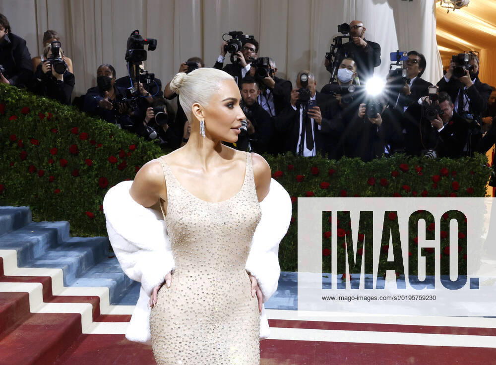Kim Kardashian arrives on the red carpet for The Met Gala at The Metropolitan Museum of Art celebrating the Costume Institute opening of In America: An Anthology of Fashion in New York City on Monday, May 2, 2022. POY2022E028 JOHNxANGELILLO