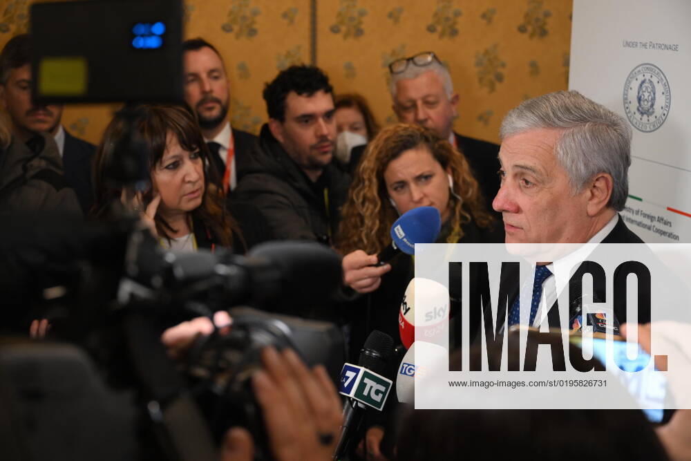 Italy s Minister for Foreign Affairs, Antonio Tajani, during Rome MED 2022 - Mediterranean Dialogues in Rome, 2 December 2022. ANSA CLAUDIO PERI Rome Italy - ZUMAa110 20221202_zaf_a110_010