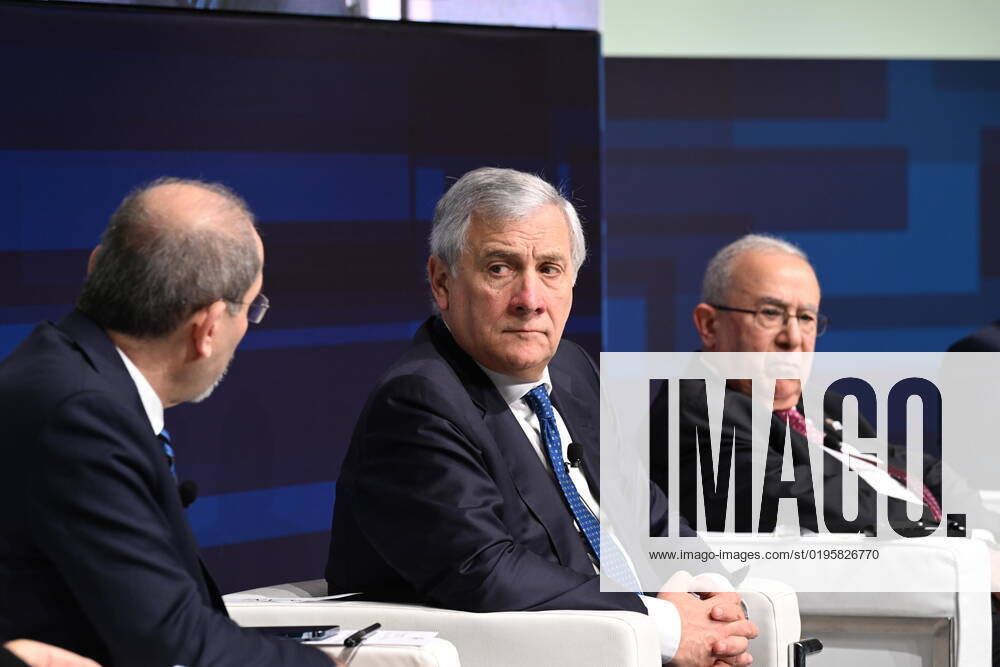 Italy s Minister for Foreign Affairs, Antonio Tajani, partidipates in After Ukraine: global order(s) reshaping panel on occasion of Rome MED 2022 - Mediterranean Dialogues in Rome, 2 December 2022. ANSA CLAUDIO PERI Rome Italy - ZUMAa110 20221202_zaf_a110_013
