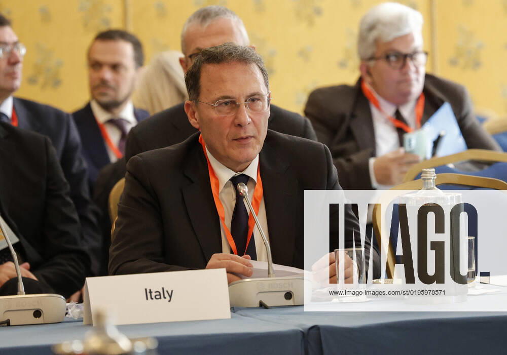 Italian Deputy Minister of Foreign Affairs Edmondo Cirielli during the Rome MED 2022 - Mediterranean Dialogues, the annual initiative promoted by the Italian Foreign Minister and ISPI (Italian Institute of International Political Studies), in Rome, Italy, 3 December 2022. ANSA GIUSEPPE LAMI. Roma Italia - ZUMAa110 20221203_zaf_a110_048