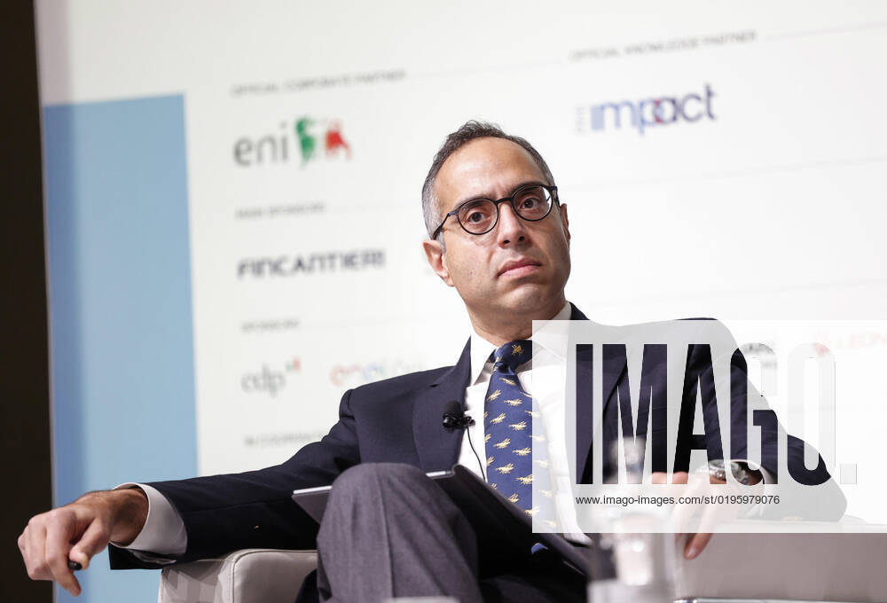 Ford Foundation Professor of Democracy and Governance, F. Kennedy School of Government, Harvard University, Tarek Masoud during the Rome MED 2022 - Mediterranean Dialogues, the annual initiative promoted by the Italian Foreign Minister and ISPI (Italian Institute of International Political Studies), in Rome, Italy, 3 December 2022. ANSA GIUSEPPE LAMI. Roma Italia - ZUMAa110 20221203_zaf_a110_079