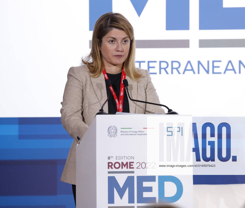 Italian Undersecretary of State to the Ministry of Foreign Affairs and International Cooperation Maria Tripodi during the Rome MED 2022 - Mediterranean Dialogues, the annual initiative promoted by the Italian Foreign Minister and ISPI (Italian Institute of International Political Studies), in Rome, Italy, 3 December 2022. ANSA GIUSEPPE LAMI. Roma Italia - ZUMAa110 20221203_zaf_a110_081