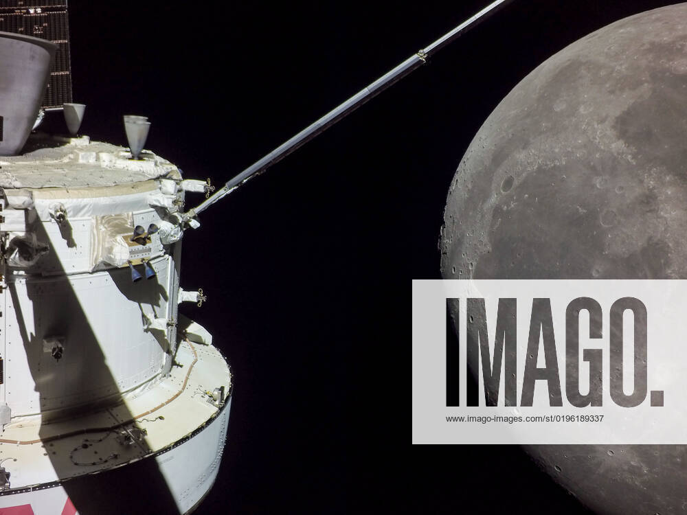 Dec 5, 2022, In Space: A portion of the far side of the Moon looms large just beyond the Orion spacecraft in this image taken on the 20th day of the Artemis I mission by a camera on the tip of one of Orion s solar arrays. The return powered flyby burn committed Orion to a return to Earth trajectory ahead of a splashdown off the coast of California on Dec. 11. At its closest point, Orion flew within 80 miles of the lunar surface. Moon In Space - ZUMAz03_ 20221205_rua_z03_296