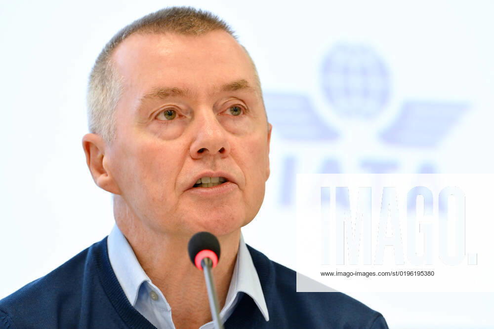 Willie WALSH, IATA s Director General, presenting the forecast that the world s airlines will be profitable in 2023 at IATA headquarters in Geneva, December 6, 2022. , aflo_205661106.JPG,