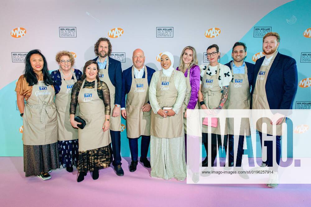 HILVERSUM All new candidates of season 10 during the birthday party of the 10th season of Heel Holland Bakt ANP LEVIN DEN BOER netherlands out belgium out