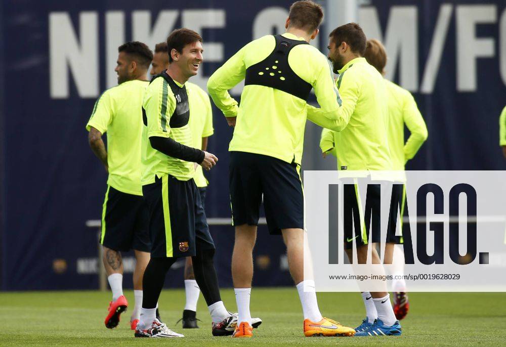 Barcelona - UEFA Champions League 2014 2015 - Training FC Barcelona - Lionel Messi -
