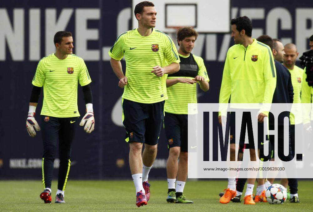 Barcelona - UEFA Champions League 2014 2015 - Training FC Barcelona - Thomas Vermaelen -