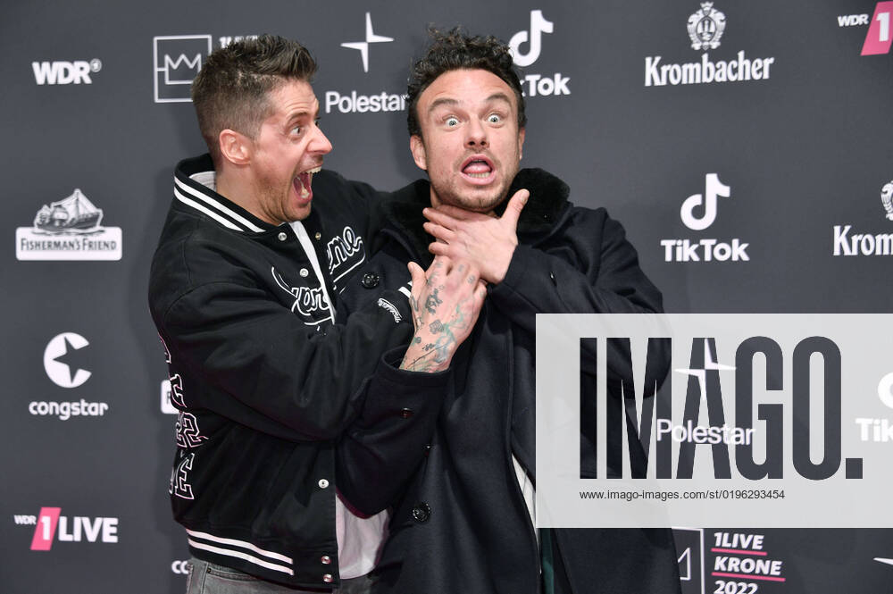 Beatzarre and Dag Alexis Kopplin from SDP at the 23 award ceremony of the 1Live Krone 2022 in the Jahrhunderthalle Bochum, 08 12 2022 Foto:xN.xKubelkax xFuturexImage