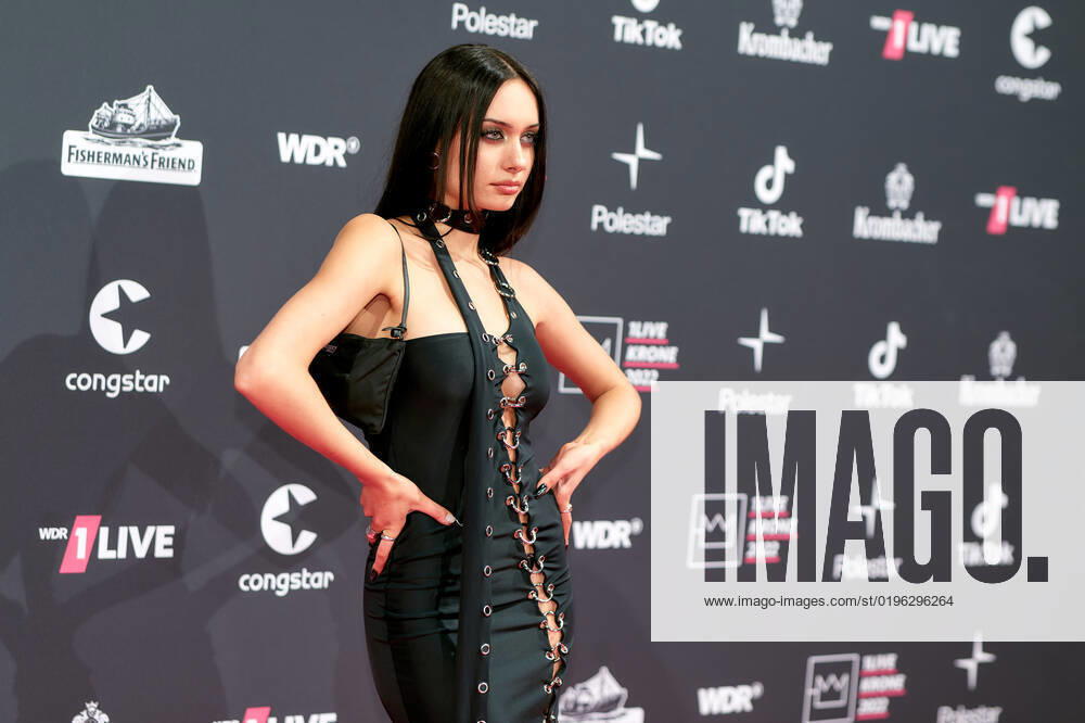 1LIVE Krone Awards in Bochum Kayla Shyx Kaya Loska on the red carpet at the 1LIVE Krone Awards in the Jahrhunderthalle in Bochum, Germany
