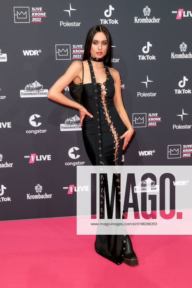 1LIVE Krone Awards in Bochum Kayla Shyx Kaya Loska on the red carpet at the 1LIVE Krone Awards in the Jahrhunderthalle in Bochum, Germany