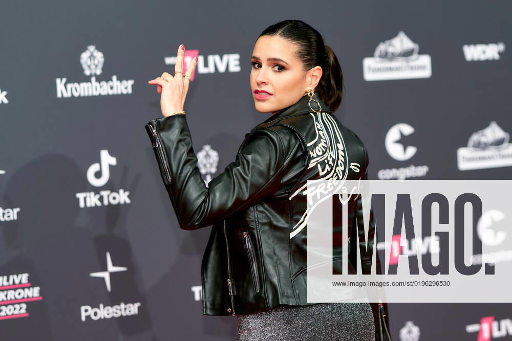 1LIVE Krone Award Ceremony in Bochum Donya Farahani on the red carpet at the 1LIVE Krone Award Ceremony in the Jahrhunderthalle in Bochum