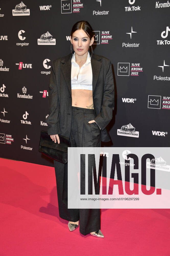 Jeannine Michaelsen at the 23 award ceremony of the 1Live Krone 2022 in the Jahrhunderthalle Bochum, 08 12 2022 Foto:xN.xKubelkax xFuturexImage