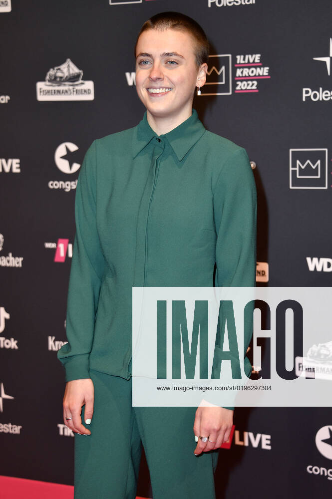 Annika Gerhard at the 23 award ceremony of the 1Live Krone 2022 in the Jahrhunderthalle Bochum, 08 12 2022 Foto:xN.xKubelkax xFuturexImage