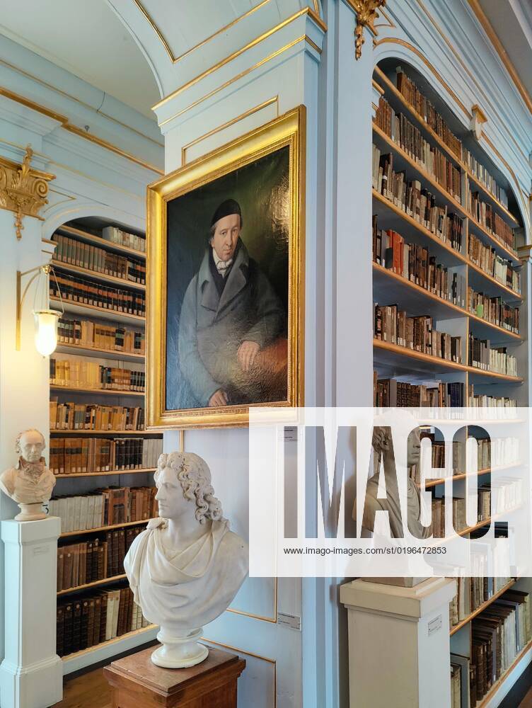 Duchess Anna Amalia Library, rococo hall, Classic Weimar, Unesco world heritage, Weimar, Thuringia, Germany, Europe