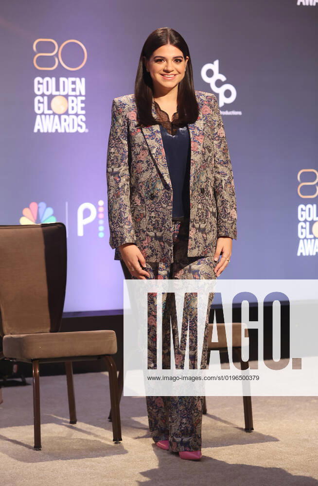 BEVERLY HILLS, CA - DECEMBER 12: Mayan Lopez, at the 80th Annual Golden Globe Awards Nominations at The Beverly Hiltons in Beverly Hills, California on December 12, 2022.