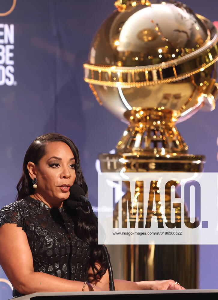 BEVERLY HILLS, CA - DECEMBER 12: Selenis Leyva, at the 80th Annual Golden Globe Awards Nominations at The Beverly Hiltons in Beverly Hills, California on December 12, 2022.