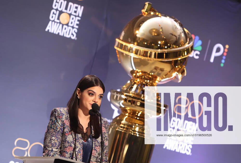 BEVERLY HILLS, CA - DECEMBER 12: Mayan Lopez, at the 80th Annual Golden Globe Awards Nominations at The Beverly Hiltons in Beverly Hills, California on December 12, 2022.