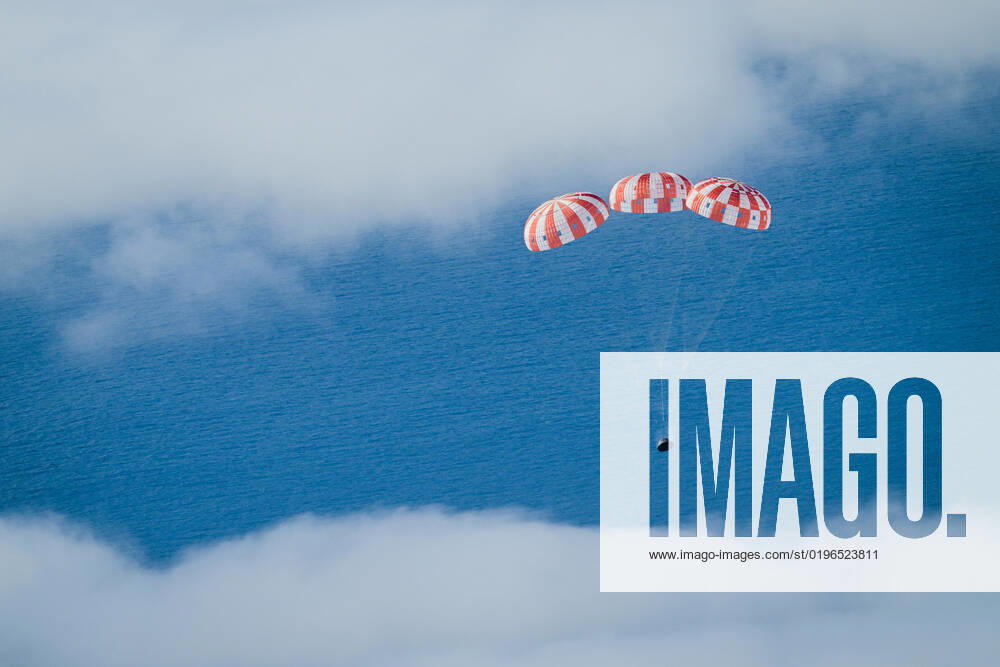 s Orion spacecraft for the Artemis I mission splashed down at 12:40 p.m. EST, Dec. 11, 2022 in the Pacific Ocean after a 25.5 day mission to the Moon. Pacific Ocean USA - ZUMA 20221211_new_z03_042