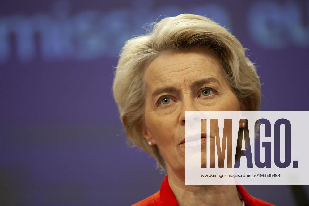 Ursula Von Der Leyen and the Director of the International Energy Agency, Fatih BIROL, held a joint press conference today on gas supplies for 2023. NicolasxLandemardx Pictorium LePictorium_0271342
